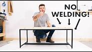 DIY Metal-Based Coffee Table w/ NO WELDING!! | Modern Builds