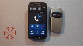 Samsung cell phone from 2005 still works fully in 2023. Samsung incoming call