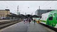 How to go to the Helsinki airport from Helsinki central railway station on the train?