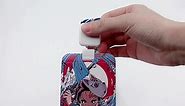 Anime lanyards for ID Badges with ID Holder (JJK 2pcs - Retractable Lanyard)