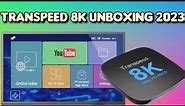 Transpeed 8K Ultra HD MX10 Android TV 13 SmartBox Unboxing and Preview 2023