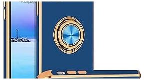 BENTOBEN Case for iPhone 12 Pro Max, Phone Case iPhone 12 Pro Max Cover with 360° Ring Loopy Magnetic Kickstand Flexible TPU Bumper Shockproof Women Men iPhone 12 Pro Max Protective Cases, Navy Blue