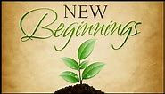 New beginnings I Motivational quotes I Fresh Start I First Step