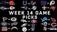 Week 14 NFL Game Picks | NFL