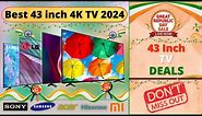 Best 43 inch 4K TV 2024 | Republic Day Sale TV Deals 🔥 Best TV in India 2024