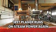 Old Steam Powered Machine Shop 60: PLANER ON STEAM
