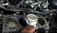 How to rebuild Toyota Corolla 7afe 4afe Engine Install pistons, cylinder head, set engine timing