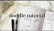how to draw aesthetic notes | doodle tutorial