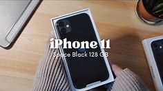 Unboxing iPhone 11 in 2023 | Space Black 128GB + Accessories