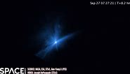 Asteroid Impact Aftermath Time-Lapse - NASA DART