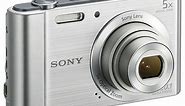 Câmera Digital Sony Cybershot DSC-W800 Prata 20.1MP Zoom Óptico 5X Vídeo HD - Câmera Semi e Profissional - Magazine Luiza