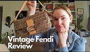 Vintage Fendi Baguette Review | FIRST LUXURY HANDBAG | Zucchino Fendi