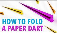 How to Make a Sticky Note Dart (Origami Tutorial)