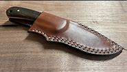 My Favorite Hunting Knife Gets a New Wax Dipped Leather Sheath | Buck 113 Ranger Skinner