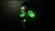 4k Live Wallpaper Dangerous Skull Moving 3D