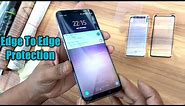 Perfect Fit On Edge!!! screen protector for Samsung S8, S9, S7 Edge & Note series tempered glass