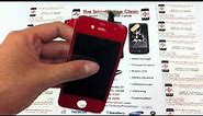iPhone 4 White, Red, Blue and Pink Conversion Kits - The SmartPhone Clinic