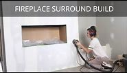 DIY Fireplace Surround and Electric Fireplace Insert Build