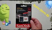 UNBOXING NUEVA MICRO SD SANDISK EXTREME 128GB A2, U3, V30, XC1