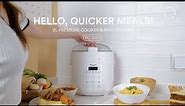 Quicker Meals with Toyomi Pressure Cooker PC 2001
