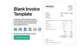 Blank Invoice Template