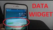 How to Check Data Usage on Your iPhone || Awesome Data Widget