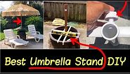 ✅How to Make Umbrella Stand Base for High Winds | Build Umbrella Holder Yourself for Cheap HD Review