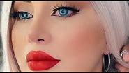 Beauty makeup/Red lipstick challenge
