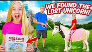 We Find a Lost Unicorn in Our Neighborhood!!