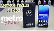 Moto G stylus 5G 2nd edition 2022 unboxing & review for metro By T-mobile