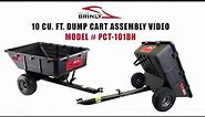 How to Assemble the Brinly 10 cu. ft. Dump Cart – Model# PCT-101BH