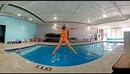 Jumping into the Swimming Pool in 3D