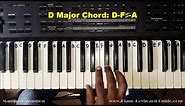 How to Play the D Major Chord on Piano and Keyboard