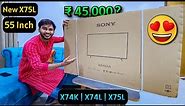 SONY Bravia 55 Inch Smart Google TV Unboxing & Review 🔥 Best 4k Smart TV 2023