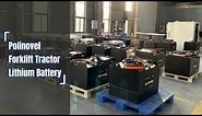 Polinovel 48V 80V Forklift Tractor Lithium Batteries for Toyota TLD etc Industrial Equipments