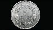 FRANCE 1945 5 Francs Coin VALUE + REVIEW