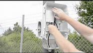 Mounting tip: Mounting a P33 series camera on a pole mounted AXIS T98A17-VE Surveillance Cabinet