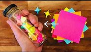Sticky Note Origami - Lucky Star