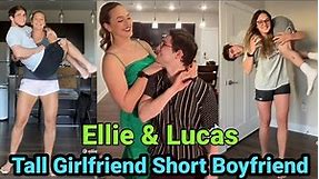 Ellie & Lucas - tall girlfriend short boyfriend | tall woman short man | tall girl short guy
