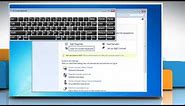 How to use the On-screen (virtual) Keyboard in Windows® 7