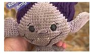 Restaurando un amigurumi de uso rudo 😅🤣🤣🤣💜💜💜💜🧶🔍🪡🧵 #creacionesllana #amigurumi #nisatroll #crochet #reparaciones | Creaciones l Lana