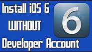 How to Install iOS 6.0 on Your iPhone/iPad/iPod Touch