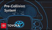 Turning On and Off Pre-Collision System | Toyota