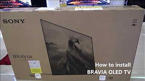 How to Install Sony BRAVIA OLED TV