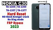 Nokia c30 Password /pin unlock done by fastboot command 2023