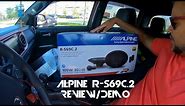Alpine R Series Car Audio Speakers Review Alpine R-S69C.2 6x9 Demo Toyota Tacoma