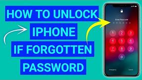 How to Unlock iPhone if Forgot Password (2024) Forgot iPhone Password? Unlock iPhone in Minutes!
