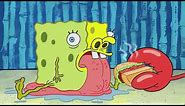 SpongeBob Snailpants Sniffing Krabby Patty for 10 Hours