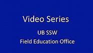 Learning Contracts in Social Work Field Education - UBSSW Field