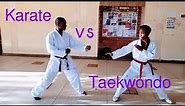 Karate vs Taekwondo ~ Sparring